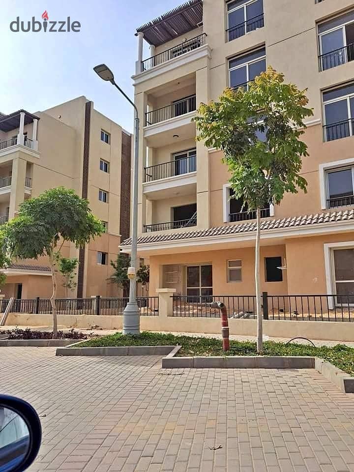 Apartment for sale in New Cairo Compound fully furnished and inhabited with all facilities and services next to Madinaty in Sarai 0