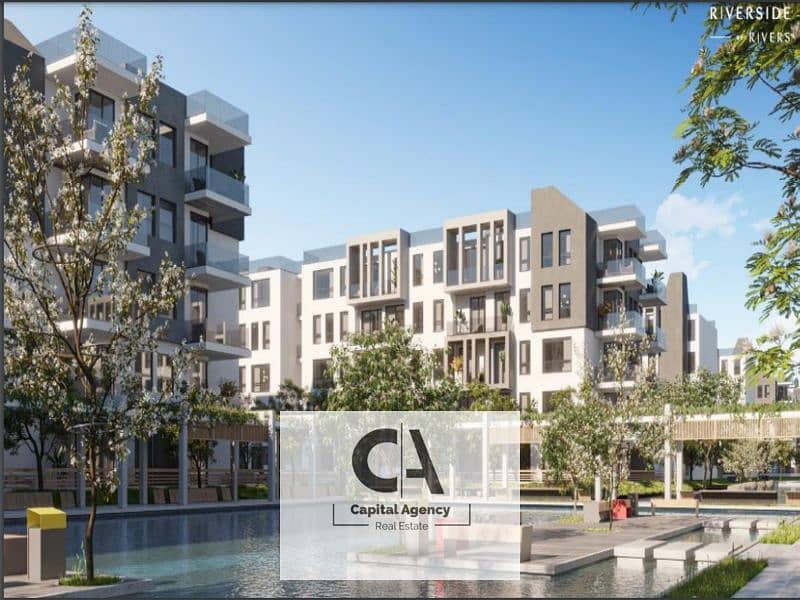 Apartment 160 meters for sale in Rivers Compound in an excellent location in Zayed | Prime Location | Installments over 10 years 0