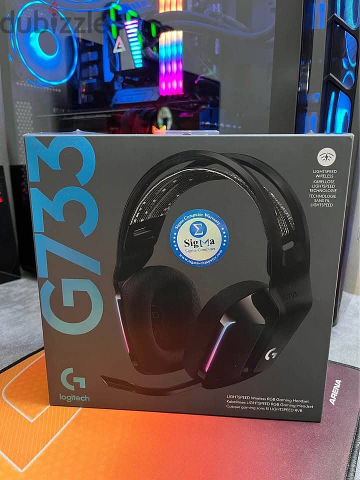 Logitech G733 Lightspeed Wireless Gaming Headset 0