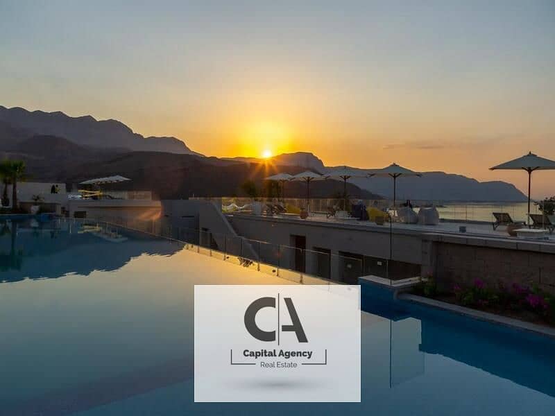 Fully finished chalet for sale in Monte Galala, Ain Sokhna - save for a limited offer , 0% down payment and installments over 10 years 0