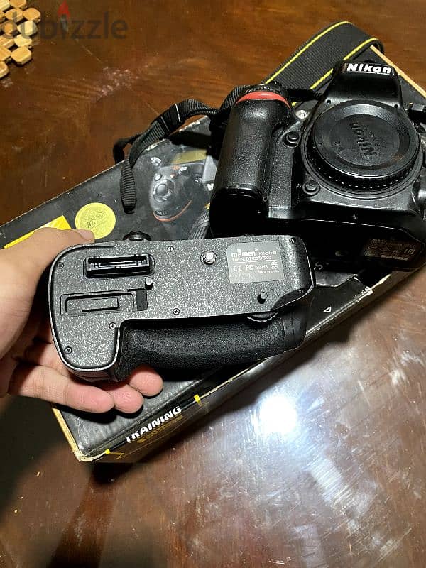 nikon d7100 + battery grib 1