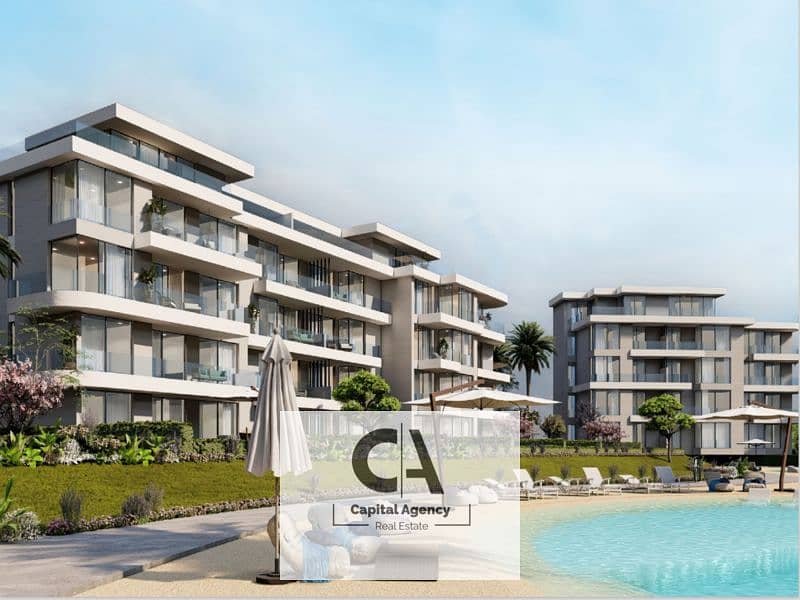 Super lux 3-bedroom chalet in Seashore Hyde Park First row on the lagoon | 23% cash discount | Only 5% down payment 0