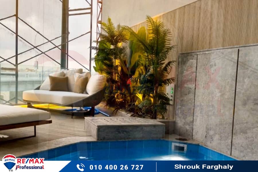 Own a duplex with a swimming pool for the first time in the heart of Smouha 0