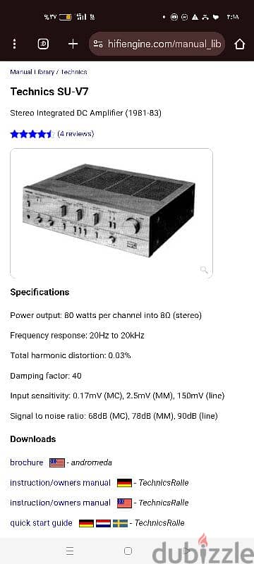 amplifier technics made in Japan 5