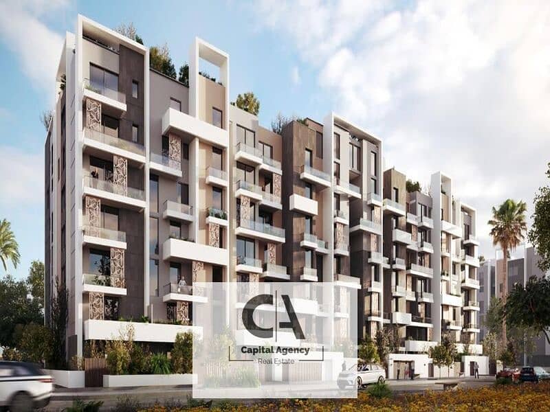 Apartment with only 10% down payment Ultra super luxury finished in Reportage Compound with a 5% discount on the unit price Receipt of one year 30% ca 0