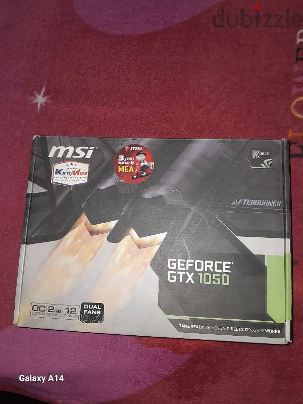 - كارت شاشة 1050 2 gb شركة msi استعمال 4  شهور 3