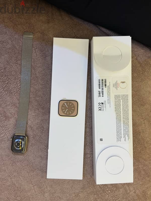 Apple Watch Series 7 GOLD Stainless steel 41MM Gold 5