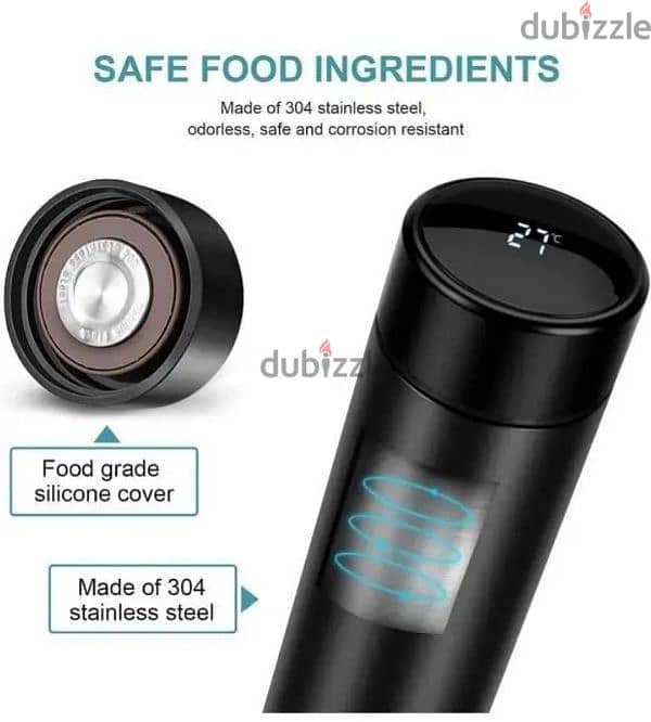 Water bottle/Flask that holds cold or hot water up to 10hrs. 4