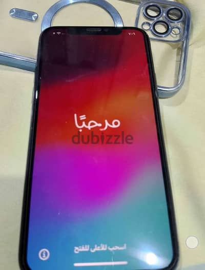 ايفون 11pro مقفول ايكلاود 256 بطاريه 88 معاه علبته ووتربروف