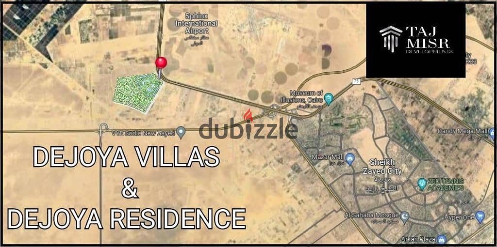 For sale, a resale apartment without an overpayment, asking price 650 thousand, and the rest to be paid in installments, De Joya, New Zayed 0