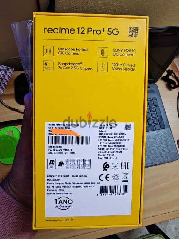 Realme 12 pro plus 12 / 512  ريلمي ١٢ برو بلس 3