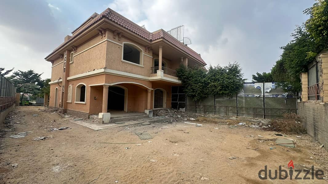 The best model of a twin house for sale in Madinaty, semi-finished, in a distinguished location, Model J clasic 0