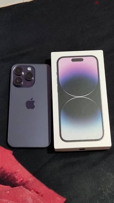 iPhone 14pro purple256 B 99% 2