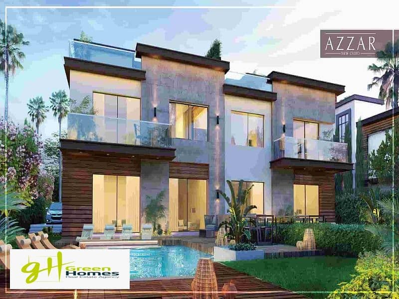 For Sale Modern Townhouse in Azzar 2 – Prime Location - Price including Club house and maintenance and delivery fees 0