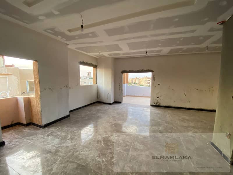 Roof Apartment for Sale  Area: 215 sqm  Located in the 16th District, Sheikh Zayed, next to Beverly Hills 0