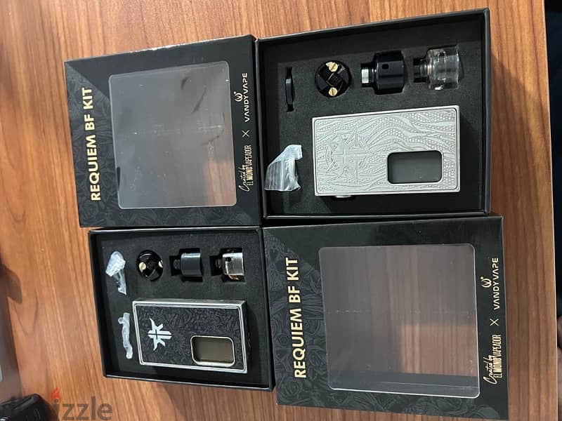 2 vandy vape Requiem kits, 1 = 1500, 2 = 2500 6