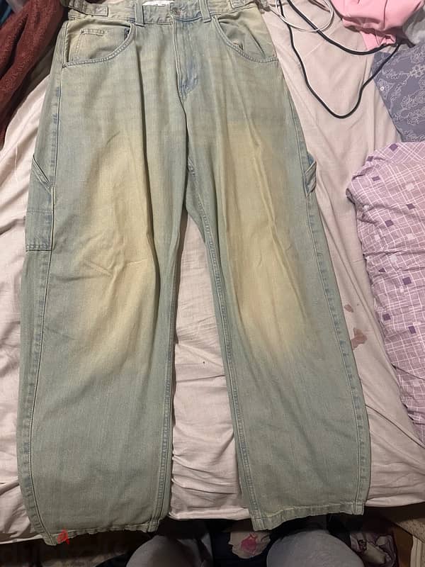 Bershka Skater Fitted Jeans 100% Original 0