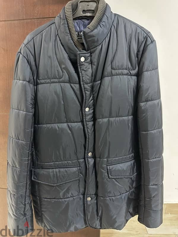 Pierre Cardin Paris navy blue heavy Jacket 0