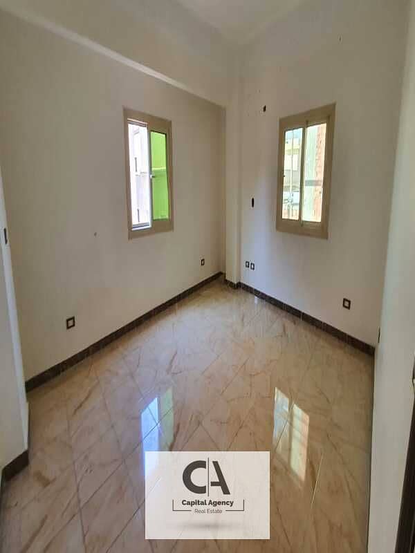 Spacious apartment for rent in the heart of Banafseg Buildings Area: 170 meters, third back floor in a building with elevator, first residence 0