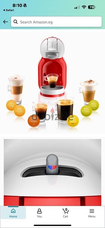 red Nescafé dolce gusto mini me coffee machine 3