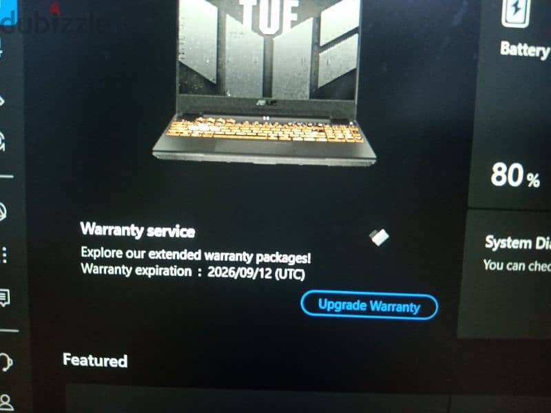 Asus tuf f15 ضمان ٢٢ شهر 1