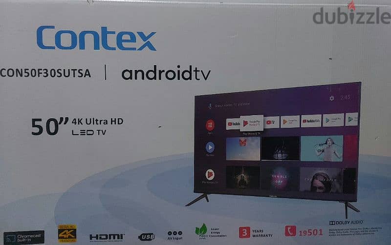 Contex 50" 4k smart TV 1