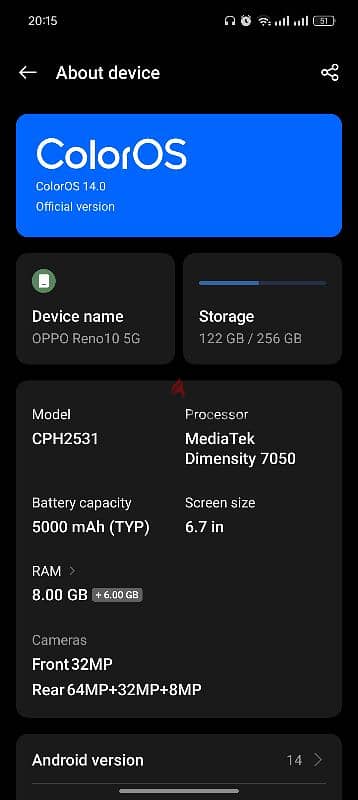 Oppo reno 10 5g 1