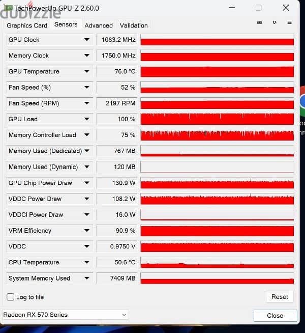 sapphire pulse RX570 oc 4gb زيرو استعمال شخصي 4