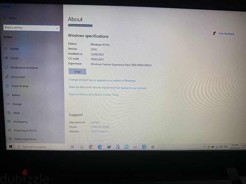 Lenovo ideapad 110 15ISK i5 جيل سادس كارت شاشة ٢ جيجا 2