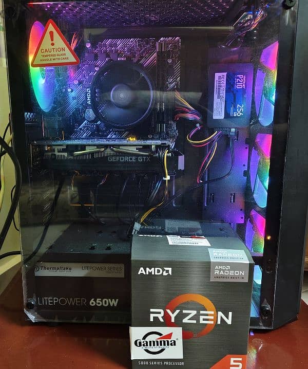 شاشة ٢٢ بوصة + Ryzen 5 5600g + ١٦ جيجا رام 3