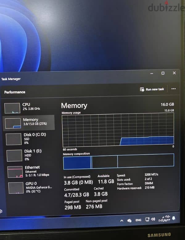 شاشة ٢٢ بوصة + Ryzen 5 5600g + ١٦ جيجا رام 5