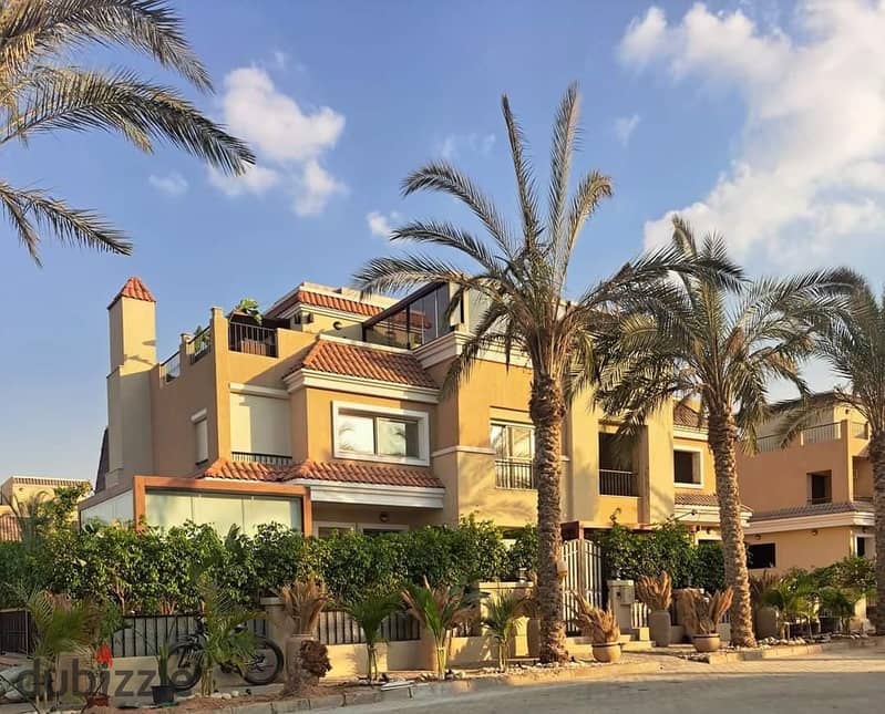 Villa for sale with the best view and location in Sarai Compound next to Madinaty minutes from AUC 0