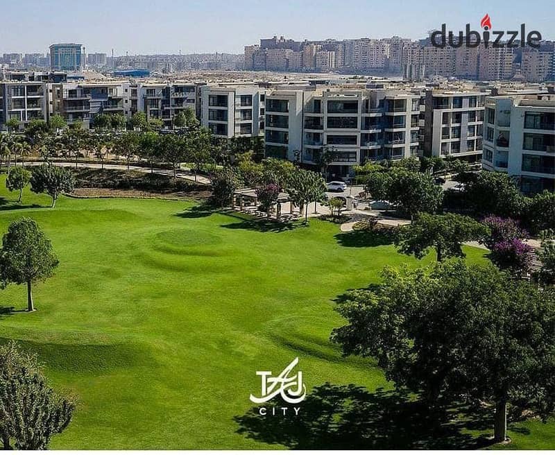 For sale apartment 129m in Taj City Compound 50% discount view on golf in front of Cairo Airport 0