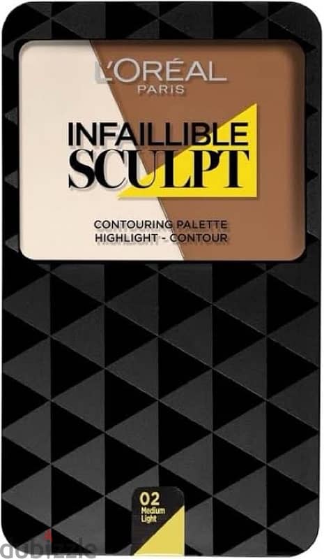 L'Oréal Infallible Sculpt Contour Palette Medium Dark 0