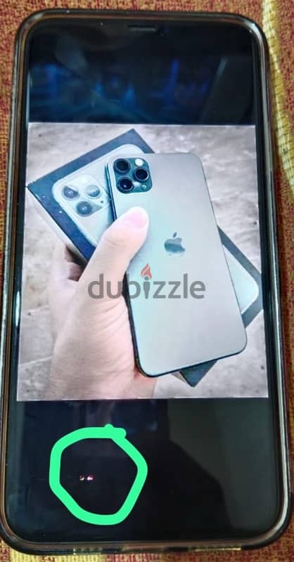 iPhone 11pro max 256 with box waterproof 2شريحه 7