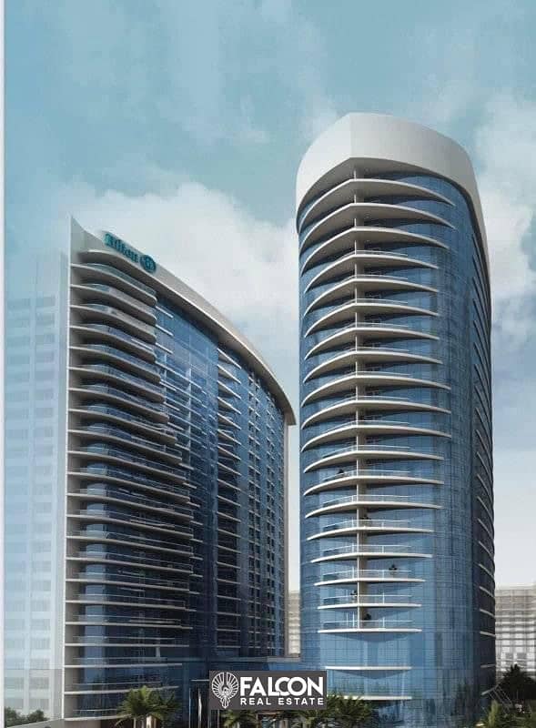 Immediately receive a fully finished hotel apartment with a panoramic view of the Nile Maadi, directly in Nile Pearl Towers, in installments. 0