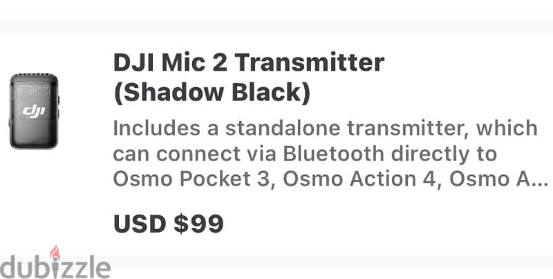 dji mic 2 Transmitter  standalone shadow Black 9