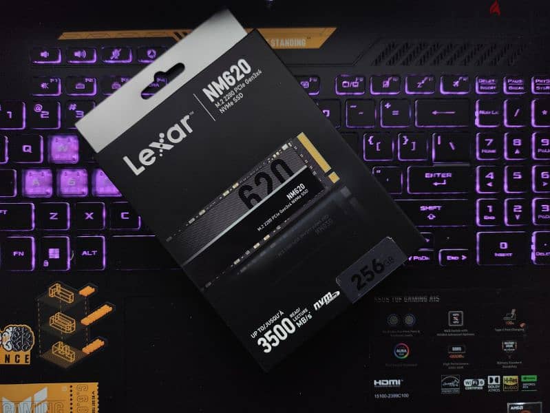 Lexar SSD m. 2 NVMe 256GB 0