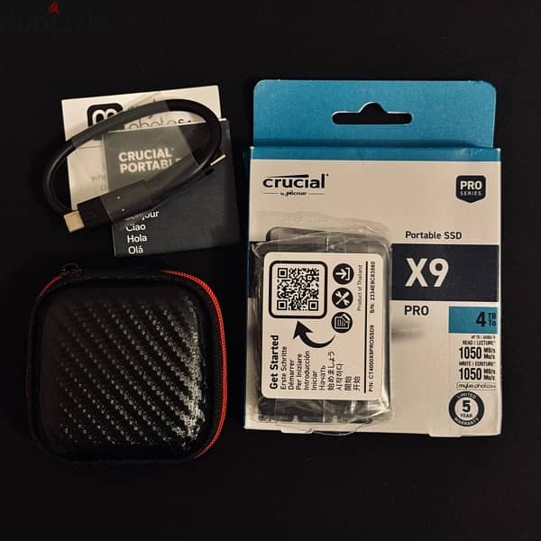 Crucial X9 pro 4TB SSD hard 1