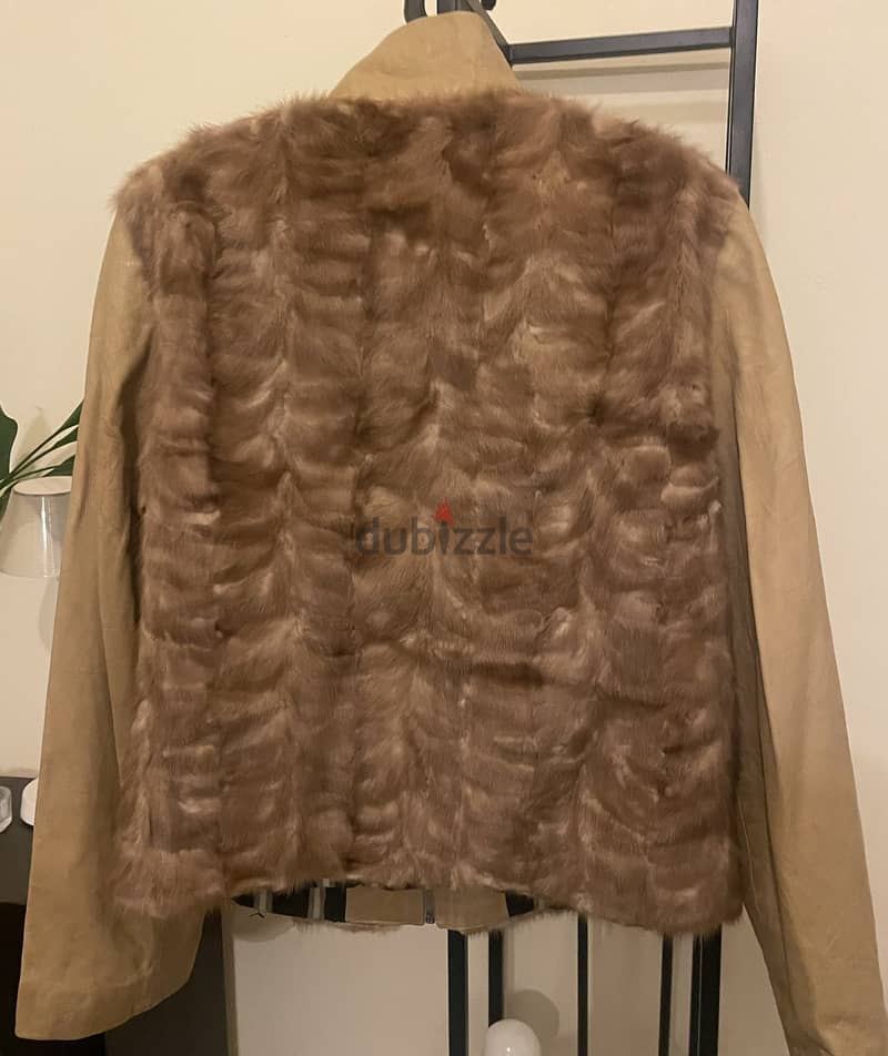 Natural Leather Mink Coat 3