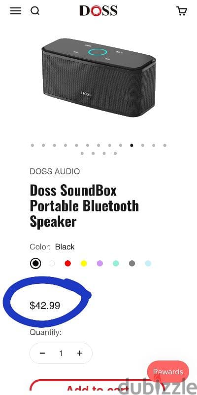 portable doss speaker صب صغير محمول 4