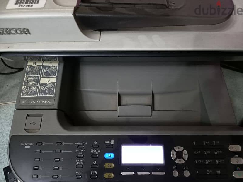 طابعه الوان ليزر ريكو تصوير وطبع Ricoh SPC242SF colour laser printer 9