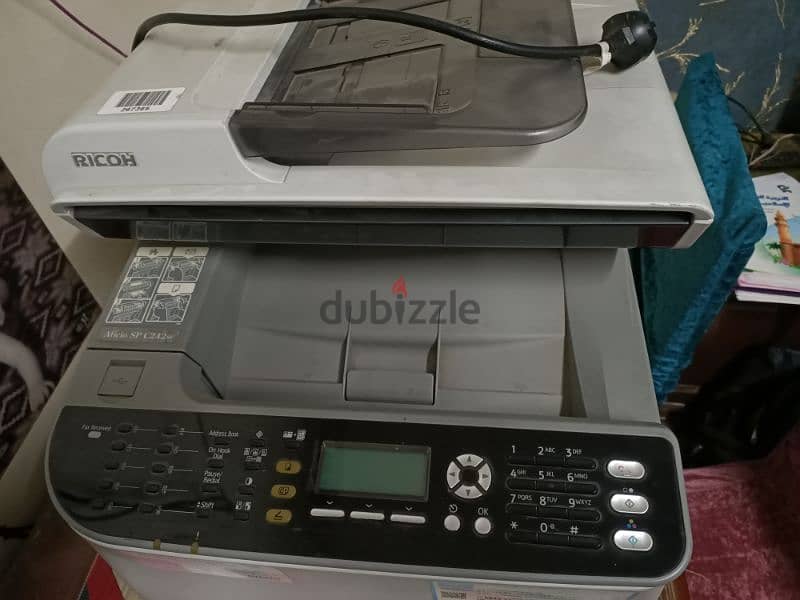 طابعه الوان ليزر ريكو تصوير وطبع Ricoh SPC242SF colour laser printer 14