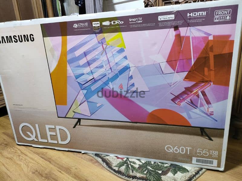 شاشه سامسونج كيو ليد Samsung QLED 55 60t 7