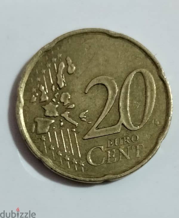 20 يورو سنت عام 1999 فرنسا 0