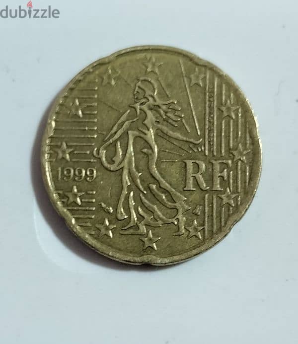 20 يورو سنت عام 1999 فرنسا 1