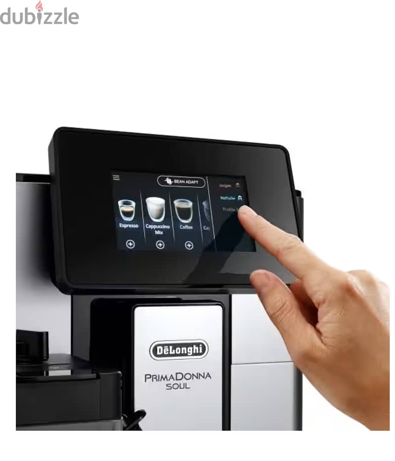 De'Longhi PrimaDonna Soul ECAM612.55. SB جديد ماكينة قهوة بريمادونا سول 3