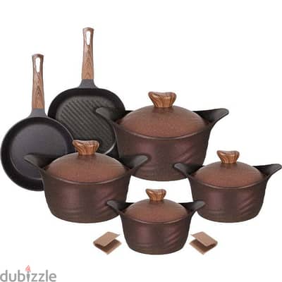 kazan cookware set 10 pieces