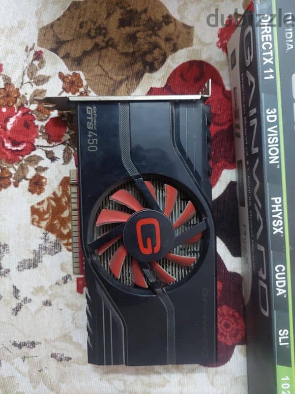 كارت شاشه gts 450 ddr5 1gb 2