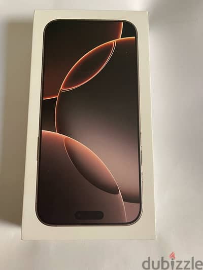 iphone 16 pro max desert titanium sealed ايفون ١٦ برو ماكس متبرشم